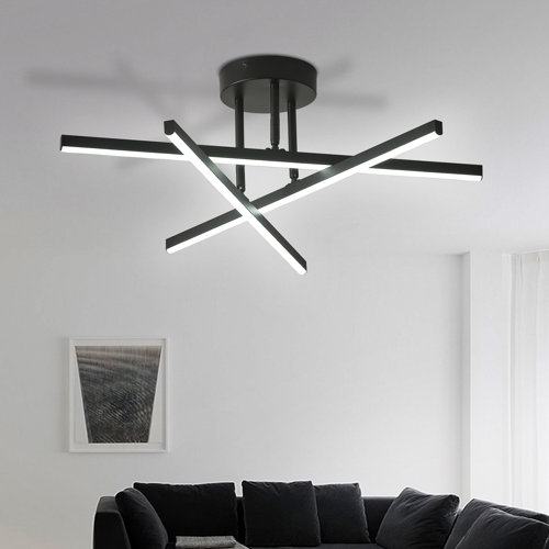 View of Modern & Contemporary Flush Mount Lighting | Wayfair